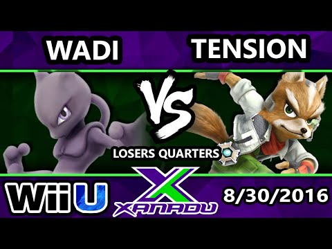 S@X 165 - Tension (Fox) Vs. SS | Wadi (Mewtwo) SSB4 Losers Quarters - Smash Wii U - Smash 4