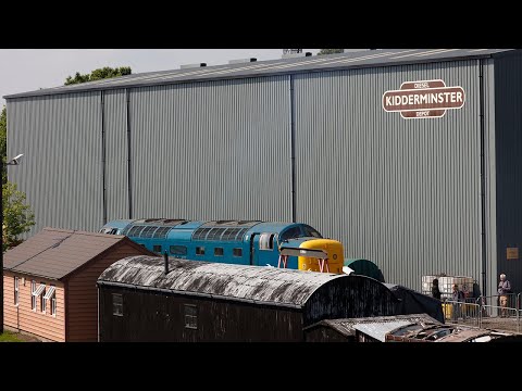 Severn Valley Railway Kidderminster Diesel Depot Full Tour Including Carriage Shed and Yard (in 4k)