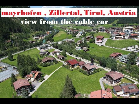Mayrhofen , Zillertal,  Tirol, Austria ( view from the cable car )
