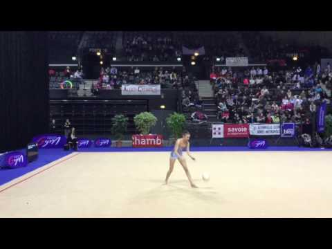 NatA 16-17 Elisa Cohen Paris Centre Ballon Championnat de France Chambéry 2017