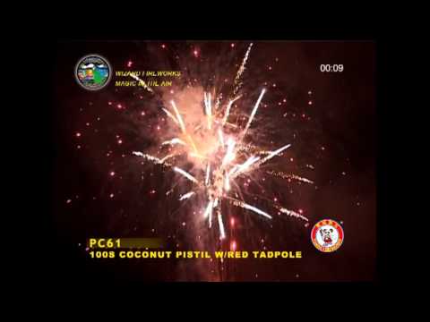 PC61 - 1.2 INCH CAKE - WIZARD FIREWORKS