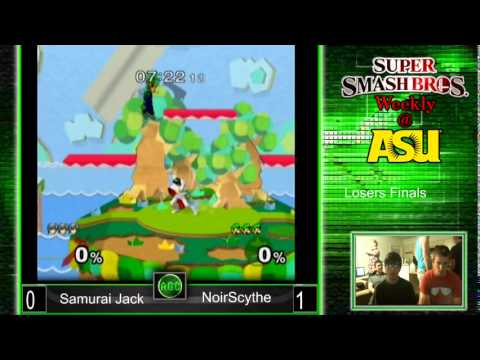 ASU Weekly #30 SamuraiJack (Marth) vs NoirScythe (Fox/Luigi/Kirby) LF