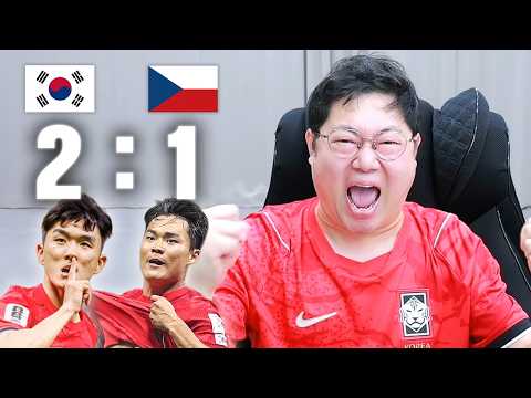 감스트 한국 2-1 승리!! 황인범, 이강인, 김승규, 오현규, 김민재 미쳤다...!!!