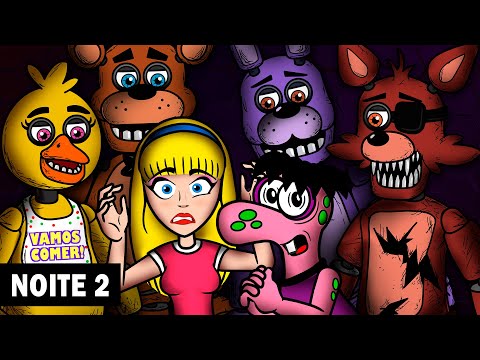 FNAF - NOITE 2  |  Tchongo em Five Nights at Freddy’s |  Uma Noite Maluca na "Fred Faz Pizza"