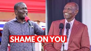 SHAME ON YOU RUTO! UNAKUJA KULAUCH MASOKO YA NATEMBEYA" ANGRY SIFUNA TO RUTO