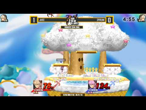 Ultra WBB #138 | Juice (CorrinF) vs Spirunk (CorrinF) - Winners Semi-Final - Super Smash Bros. for W