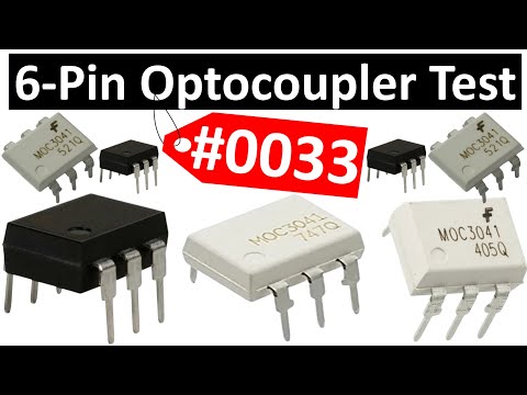 #0033 Electronic Components Testing: How to Test 6-Pin Optocoupler MOC3041 with Multimeter
