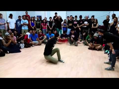 MyLinh vs. D-Fresh - 1v1 Bgirl FINAL - Temple Rock Volume 1