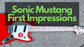 Video thumbnail for FIRST LOOK: The brand new Squier Sonic Mustang #cheapguitar #electricguitar by NO SHRED ZONE