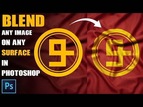 Realistic way to place a logo on any surface | photoshop