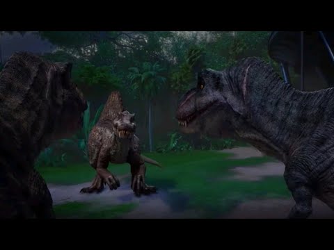 Little Eatie & Big Eatie vs Spinosaurus Scenes/Jurassic World Camp Cretaceous season 5[Ultra HD]2022