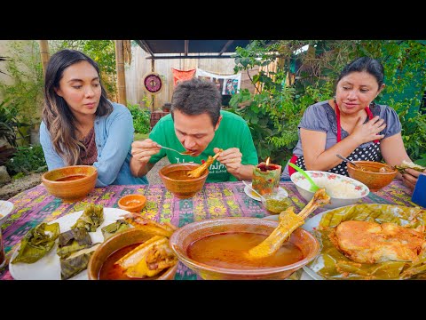 Most UNIQUE Guatemalan Food!! 1000 Year Recipe - Whole Turkey Soup!! 🦃