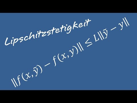 Differentialgleichungen - Lipschitz-Stetigkeit von skalaren Funktionen