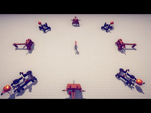 50/50 Ballista And Pumpkin Catapult VS Every Units - Totally Accurate Battle Simulator | TABS