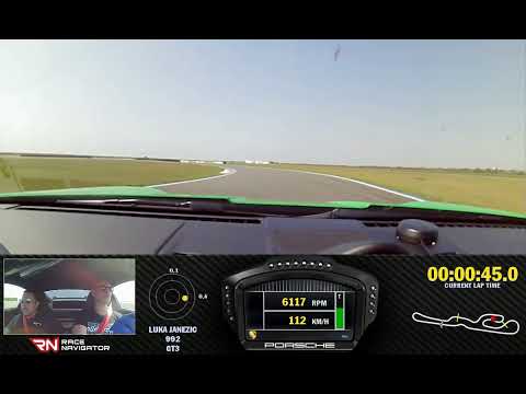 NAVAK Porsche 992 GT3 onboard Kulundzic academy