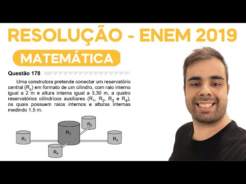 ENEM 2019 - A construction company intends to connect a central reservoir (Rc) in the shape of a ...