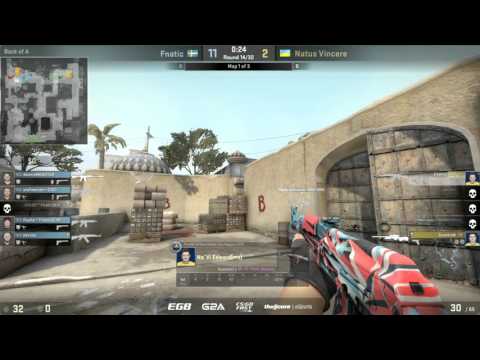 CS:GO - GuardiaN Insane 1 vs 3 Clutch vs Fnatic @ SL i-League StarSeries