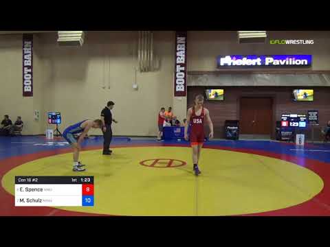 2018 Marine Corps US Open/UWW Junior Greco Roman 63 Con 16 #2 - Erik Spence (NMU-) Vs. Mason Schul