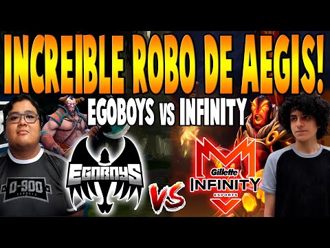 EGOBOYS vs INFINITY [BO2] - Increíble Robo de Aegis! - Aorus League Impostor Edition DOTA 2