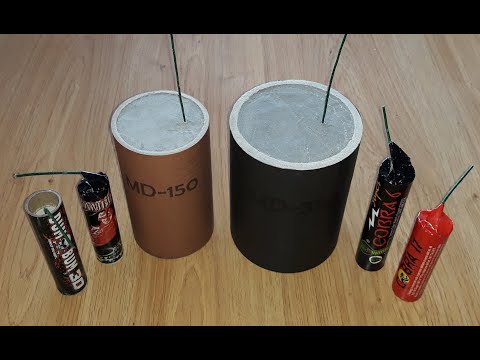 Homemade 150 & 350 g powder [KNO3,Mg,S] firecrackers/böller/petardy