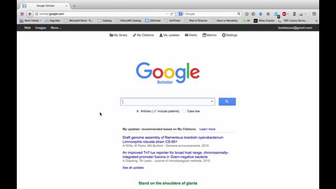 Chemical Engineering Tools - Google Scholar Tutorial