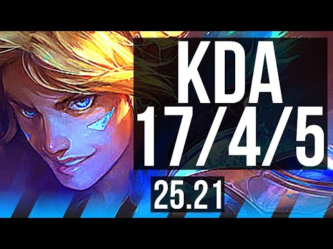 EZREAL vs SYNDRA (MID) | Legendary, 17/4/5 | NA Grandmaster | 25.21
