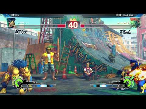 USF4 Losers Final @ NYU Spring Fighter - EMP Hiro vs EIF BIFU Coach Steve [720p/60fps]