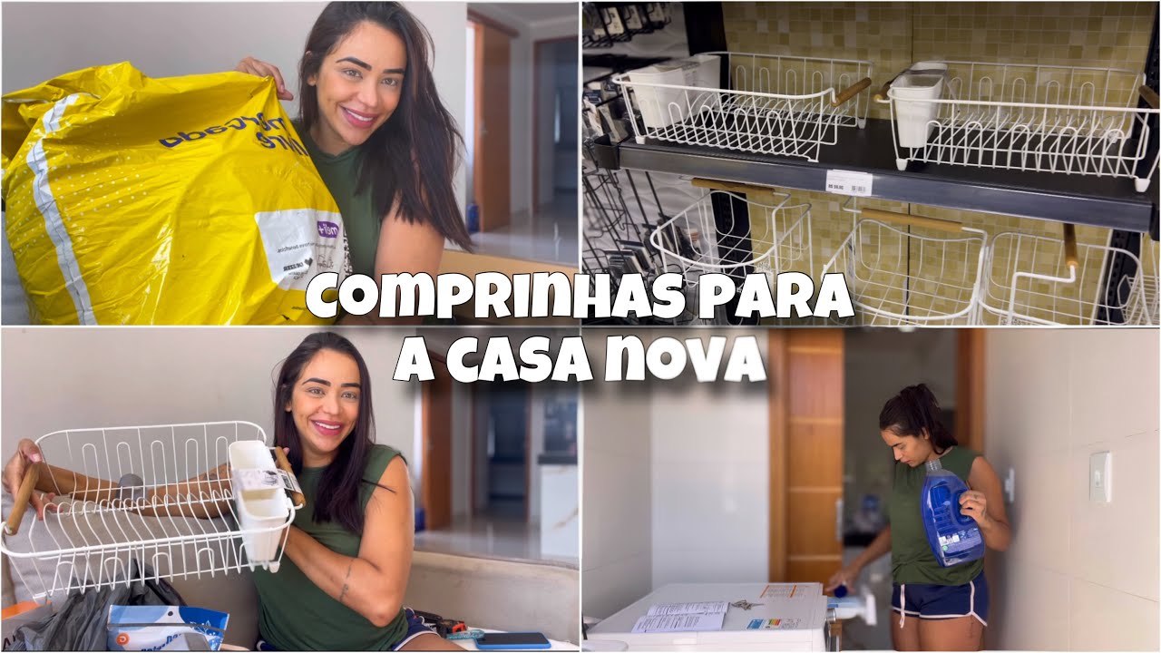 COMPRINHAS DE UTENSÍLIOS DE CASA | ONLINE E LOJA FÍSICA | USANDO A MAQUINA PELA PRIMEIRA VEZ