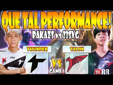 THUNDER AWAKEN VS TALON BO2[GAME 1] PAKAZS VS 23SAVAGE - ESL ONE MALAYSIA 2022 - DOTA 2 PRO