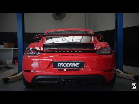 คลิปเสียงท่อ Porsche Cayman 718 x ADV1 ADV005 TrackSpec CS 21" x IPE Innotech Loud Exhaust