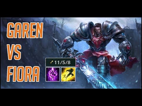 Garen vs Fiora Top Season 7 Gameplay (The Comeback)