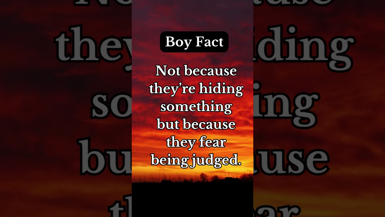 😳 Teenage boys keep secrets Not because they’re #Love&Relationships #BoyFact #viral #shorts #truth