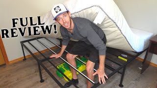 Best Price - Mattress 18 Inch Metal Platform Bed, Heavy Duty Steel Slats (6 MONTHS LATER!)