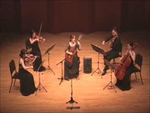 MiSol Lee, Recuerdos de la Alhambra 알함브라 궁전의 추억 by Francisco Tarrega, (with String Quartet)
