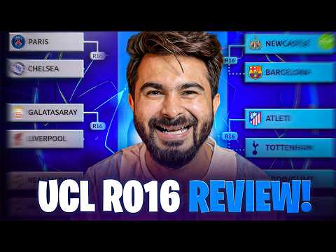 Real Madrid vs Man City AGAIN! | UCL RO16 Draw Analysis
