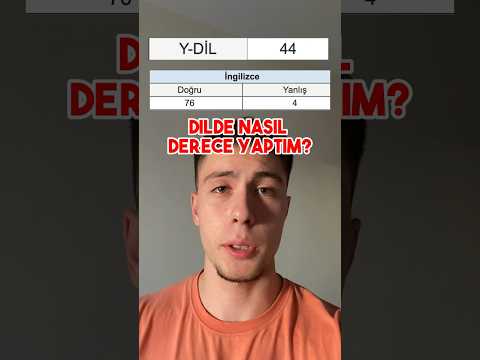 Dilci Olmadan Dil Derecesi Yapmak? #yks #yks2024 #tyt #ydt