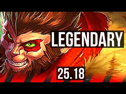 WUKONG vs CHO'GATH (TOP) | 7 solo kills, 44k DMG, Legendary | EUW Diamond | 25.18