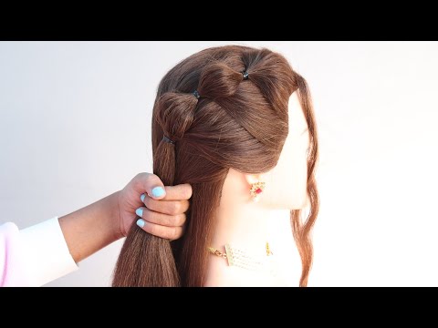 two bubble ponytail hairstyle for school girls | cute...