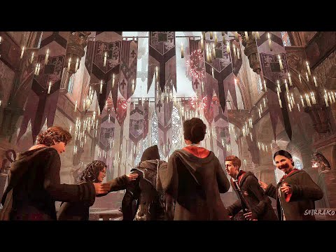 Hogwarts Legacy - Winning House Cup Scene (Secret Ending) 4K ULTRA HD