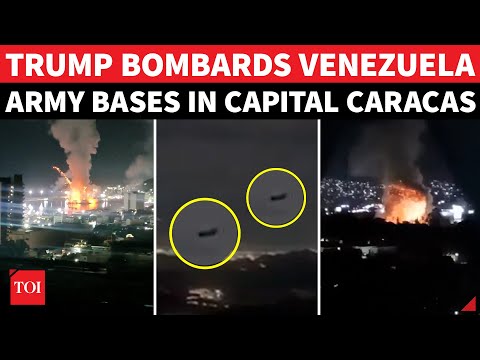 Trump INVADES Venezuela; US Air Force Attacks Army Bases In Caracas | Maduro Next?