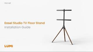 Easel Studio TV Floor Stand | FS12-46F | LUMI