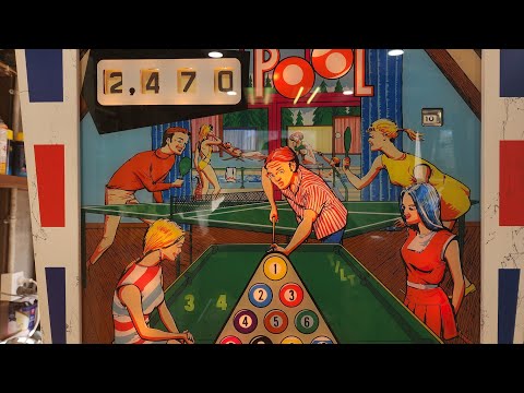 Repairing Target Pool Gottlieb Pinball 1969 Incorporates Match Problem