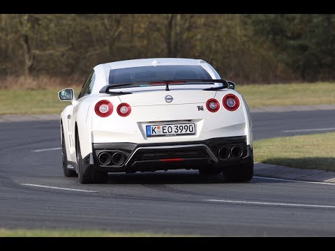 Onboard Nissan GT-R R35 Track Edition 2017 Nürburgring Drift Tracktest Hot Lap 2016