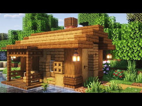 Fishing house Minecraft (tutorial)