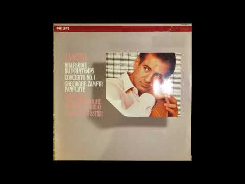Gheorghe Zamfir : Rhapsodie du printemps, Romanian Rhapsody for panpipes & orchestra (rec. 1983)