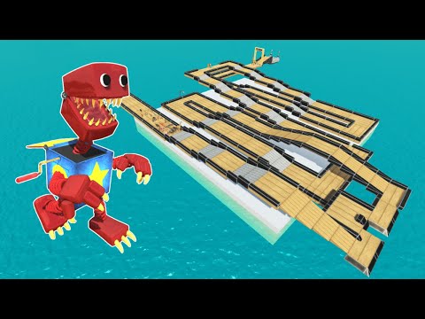 Can All Animals Escape From The Terrifying Boxy Boo? - Animal Revolt Battle Simulator
