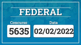 Capa de LOTERIA FEDERAL 5635