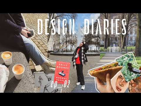 design diaries ep_02 // semesterbeginn meines 4. semesters, neue kurse + lesen im park