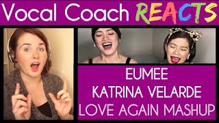Vocal Coach Reacts to Katrina Velarde & Eumee - I'll Never Love You Again/Without You