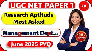 UGC NET Research Aptitude June 2025 PYQ | Marathon with Smart Tricks. #g2emanagement